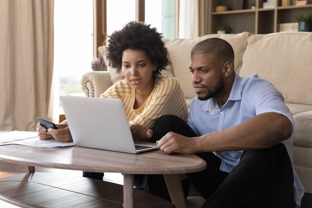 Couple Creating a Budget 