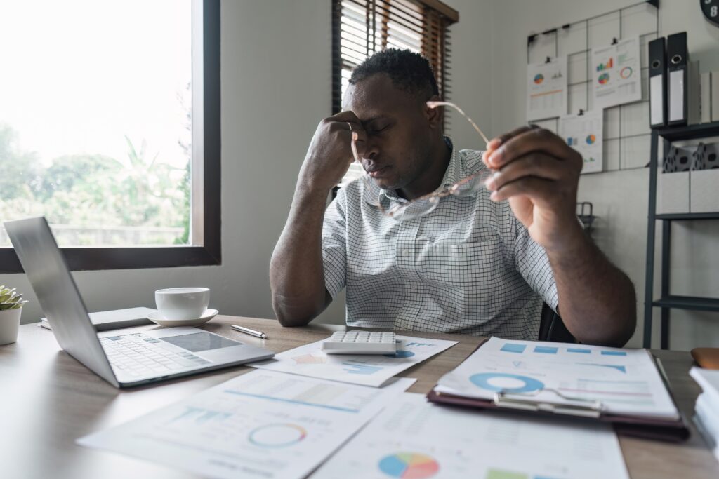 Man needing Debt Management